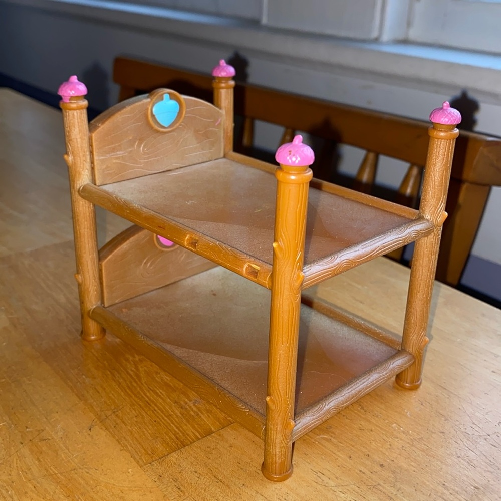 Li'l Woodzeez Kids Bedroom Bunk Beds Replacement With Pink / Blue Acorns